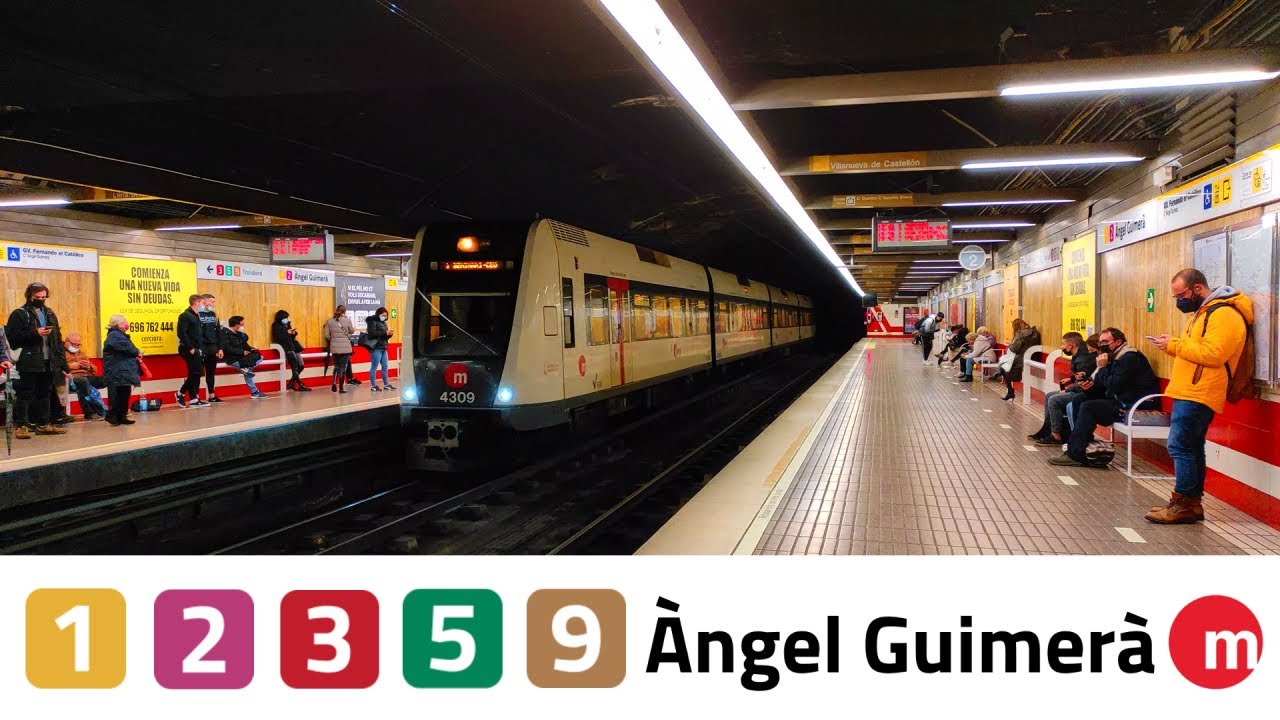 Metrovalencia | Estación de Àngel Guimerà (L1-2-3-5-9)