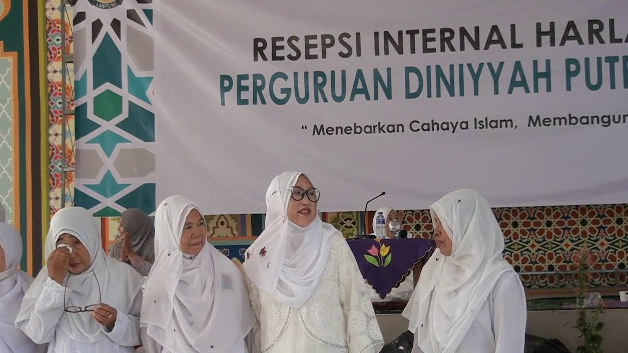 LIVE - RESEPSI INTERNAL HARLAH KE 50 TAHUN DINIYYAH PUTRI LAMPUNG