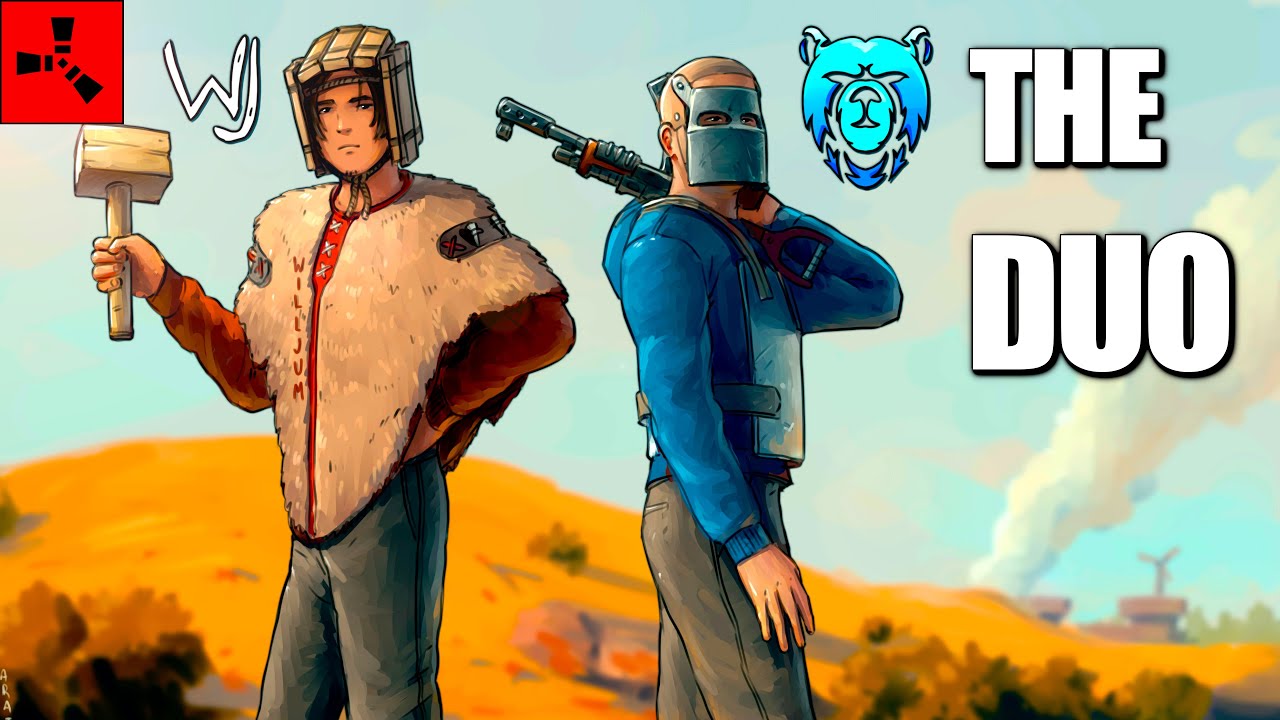 Когда соло-строитель и PVP Чад играют в официальную Rust.. (при участии Blooprint)