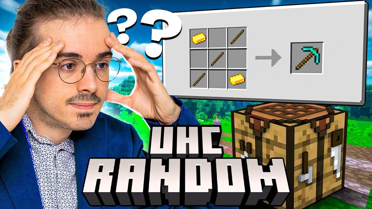 LES BLOCS SONT ALÉATOIRES ! (UHC Random Minecraft)