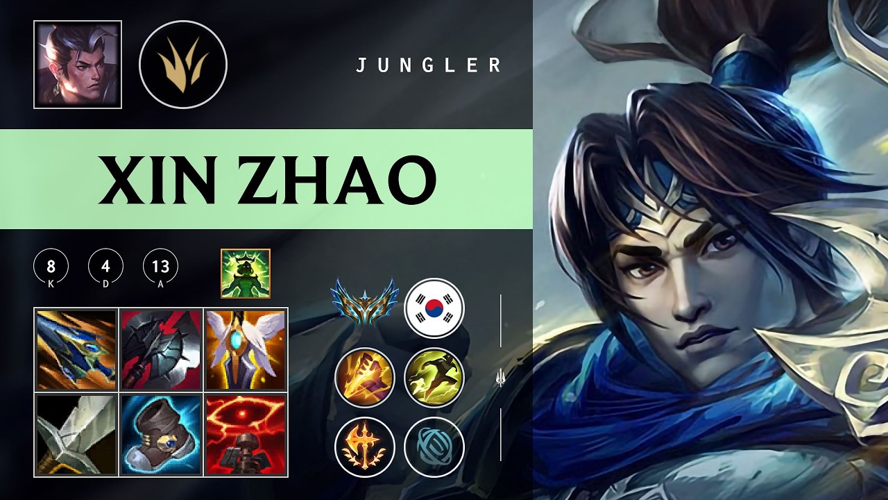 Xin Zhao Jungle vs Ekko - KR Challenger Patch 26.05
