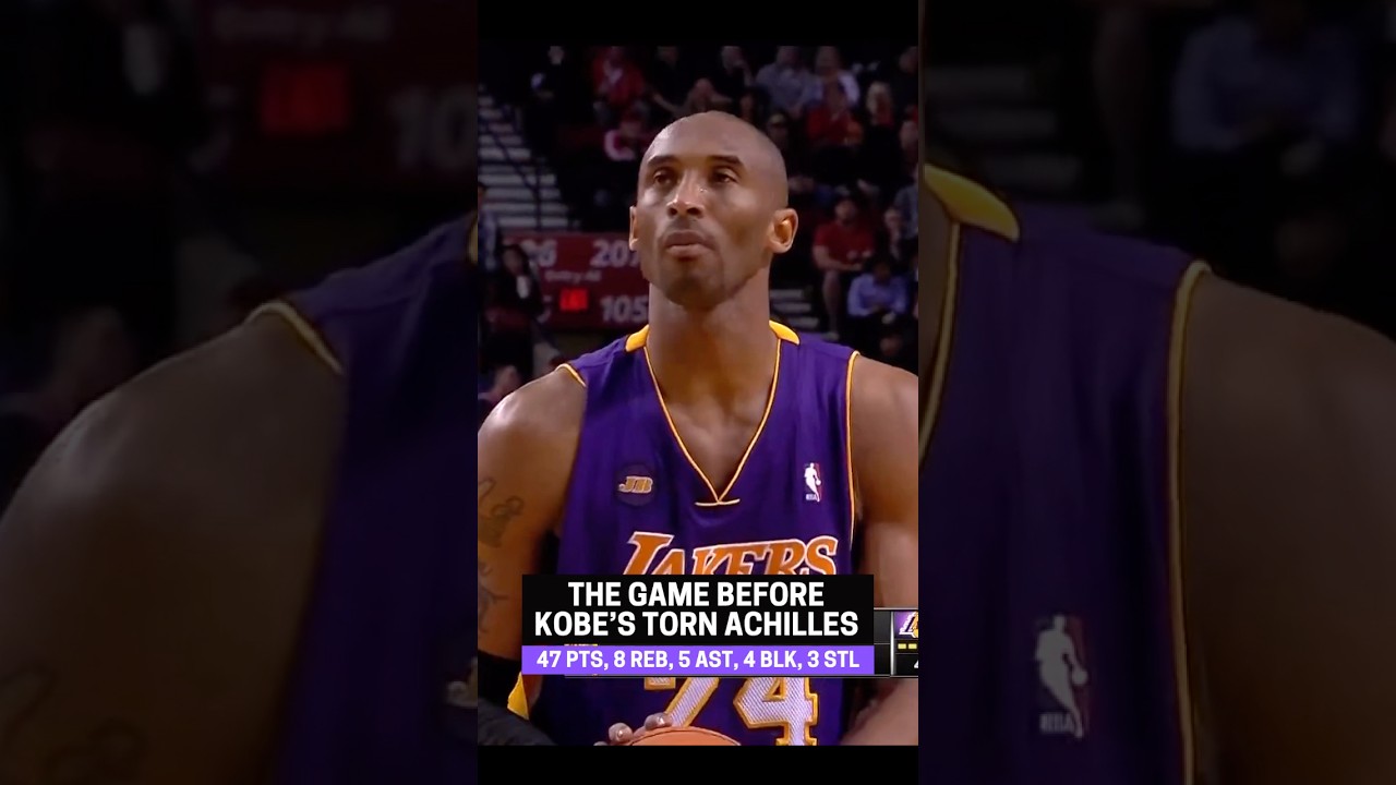 Kobe Bryant&rsquo;s last game before tearing Achilles 🔥