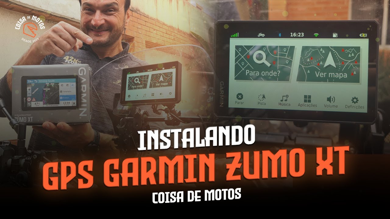 ÓTIMO GPS PARA MOTO | INSTALEI O GARMIN ZUMO XT