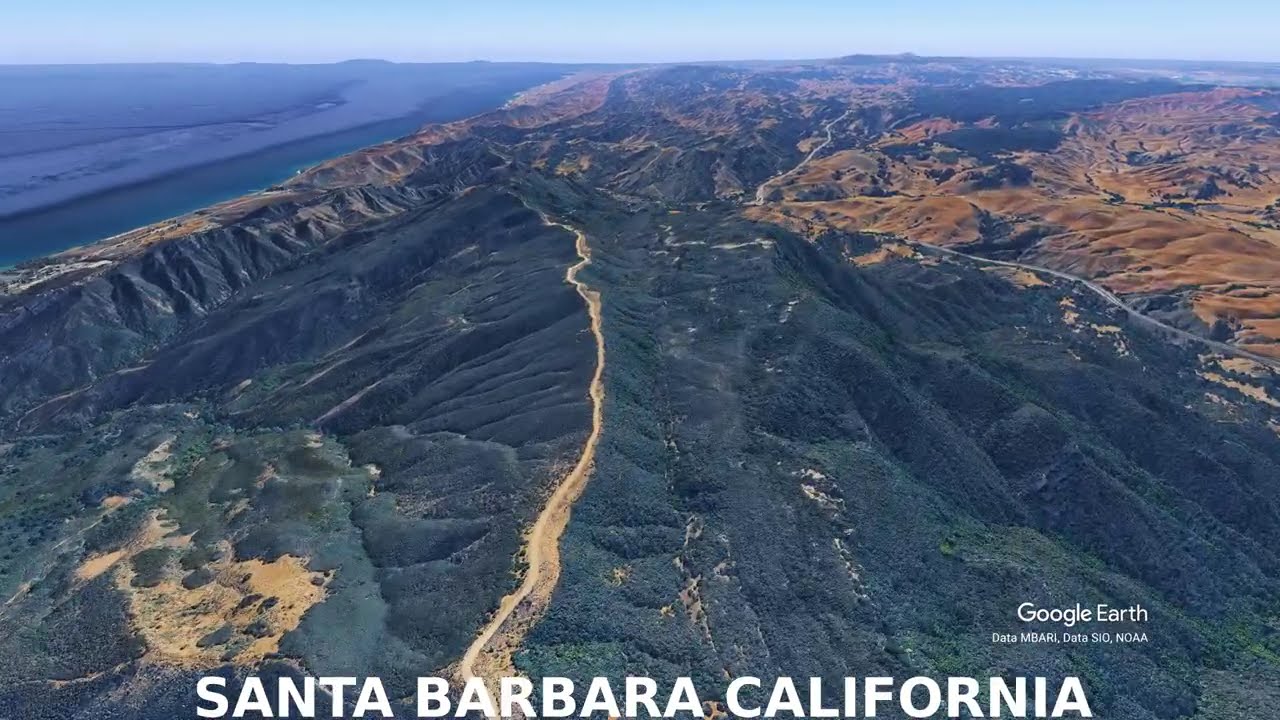 Santa Barbara California USA - A Coastal City Between Mountains and Sea
