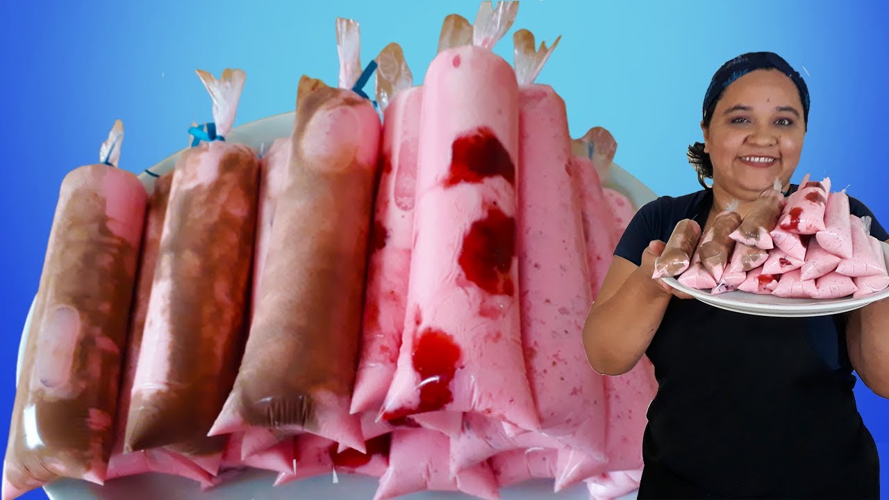 Geladinho Gourmet de Morango ( 3 RECEITAS )  Faça e venda !