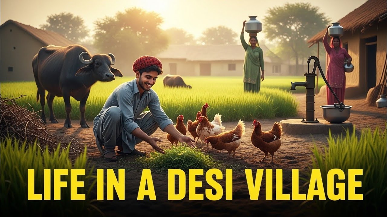 Life in a Desert Village 🏜️ | How People Live Without Facilities