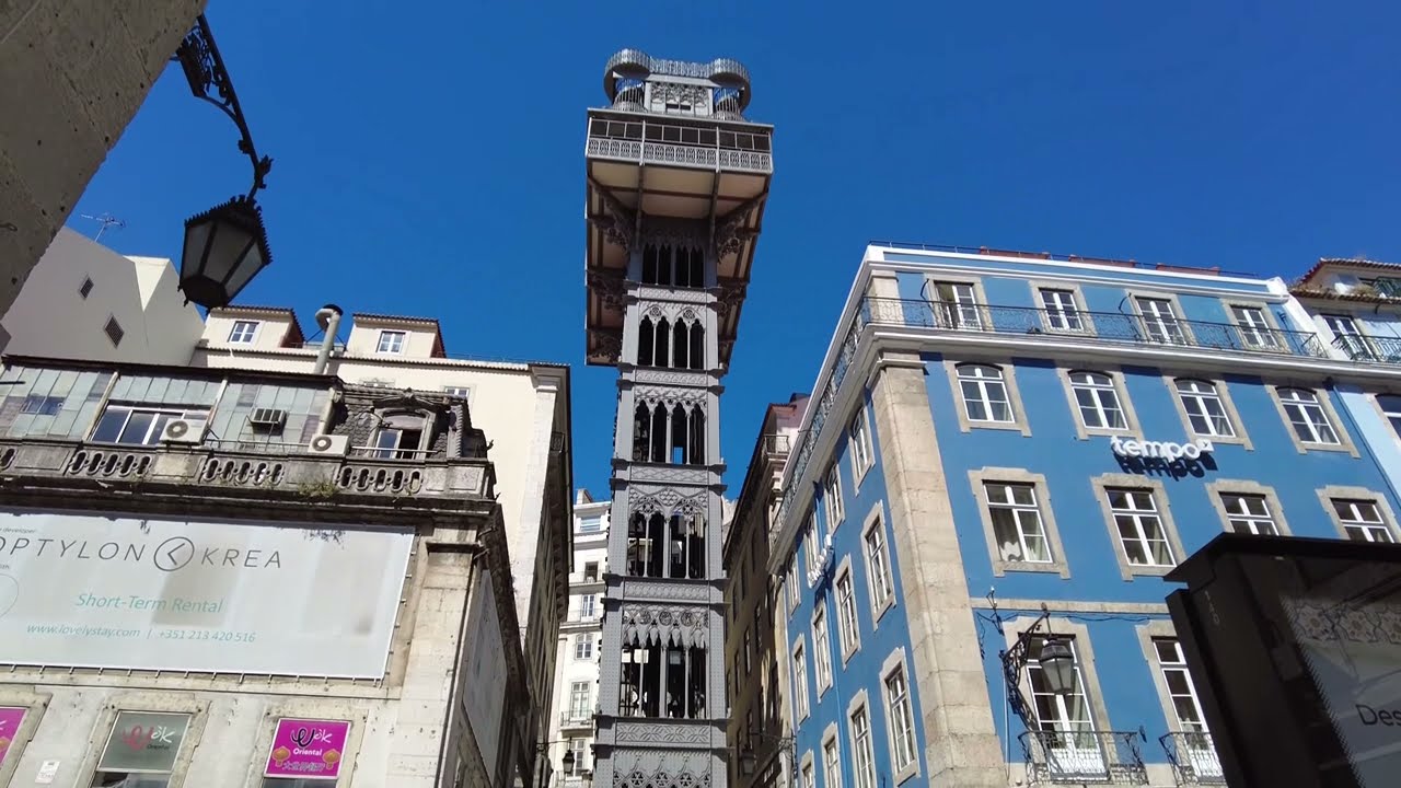 Lisbon, Portugal Walking tour, Beautiful old town Alfama, 4K Ultra HD