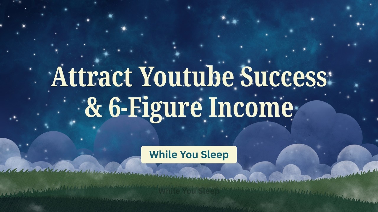 Attract YouTube Success & 6-Figure Income While You Sleep
