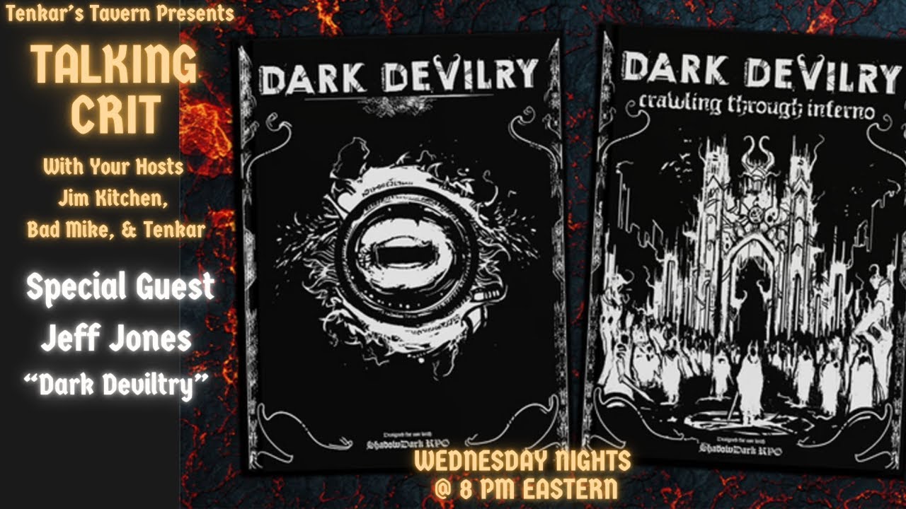 Talking Crit Live! w/ Special Guest Jeff Jones - Tonight Wed Oct 29th @ 8PM ET