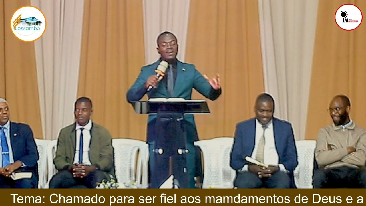 Pastor Osvaldo Candambo no congresso da Centralidade do Lossambo. Sexta feira. #noticias 