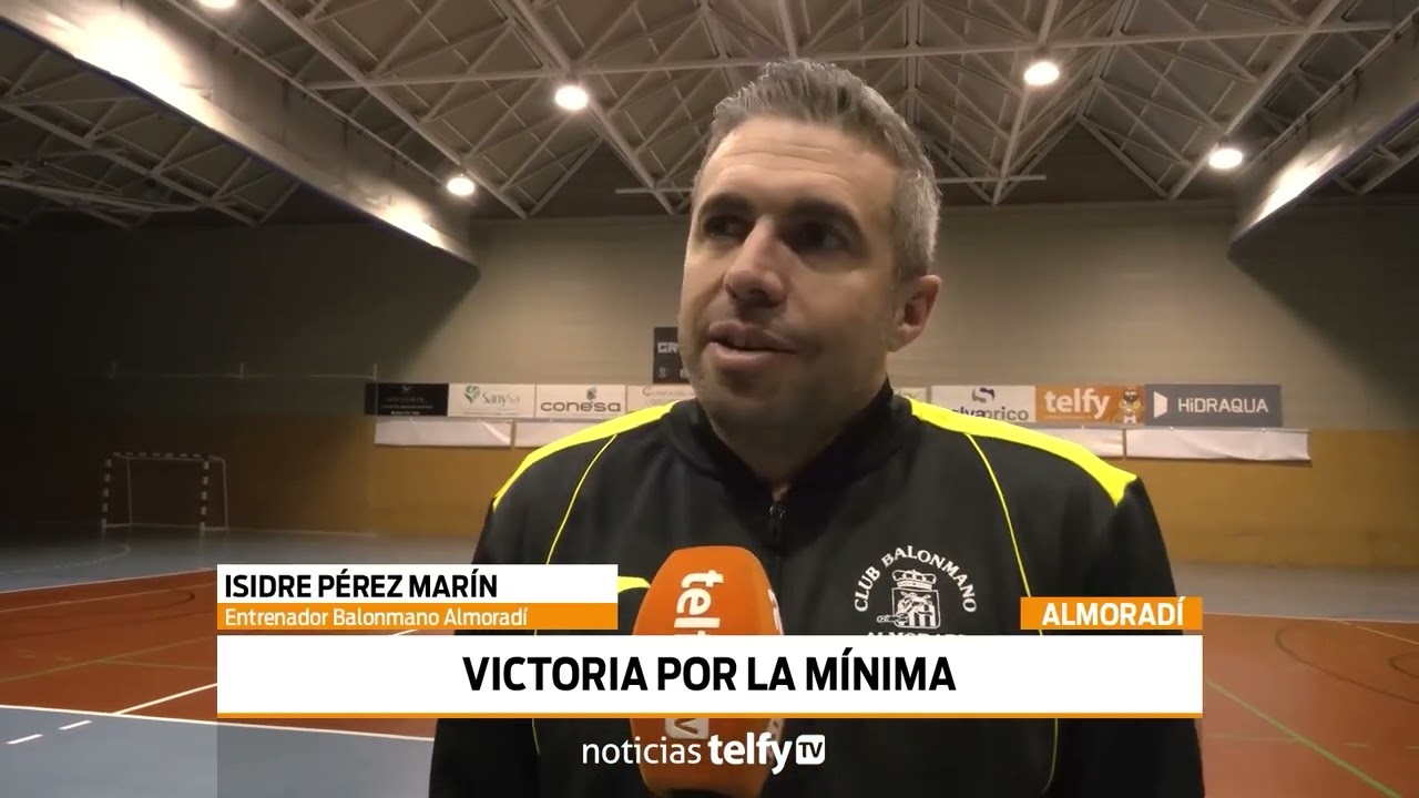 Primera victoria del año del Balonmano Almoradí ante el Handbol Sant Joan