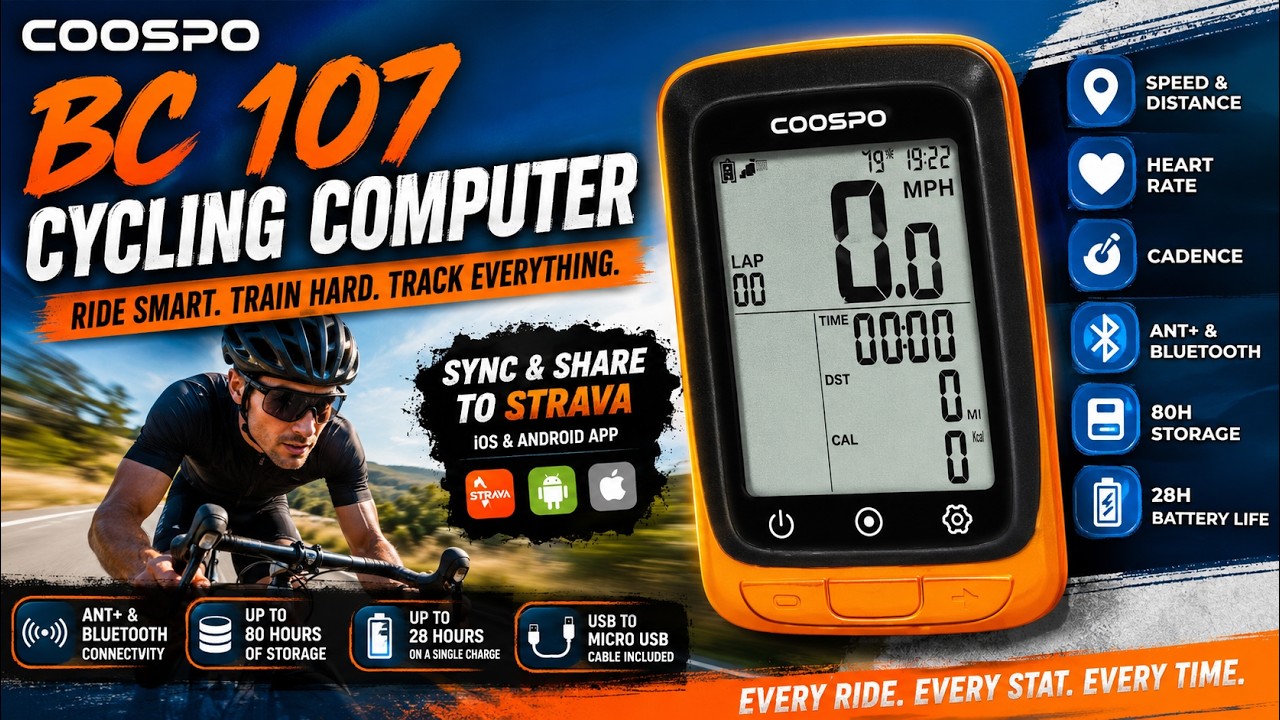 COOSPO BC 107 Cycling Computer