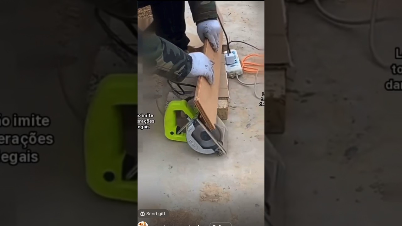 Circular Saw Accident￼🫣