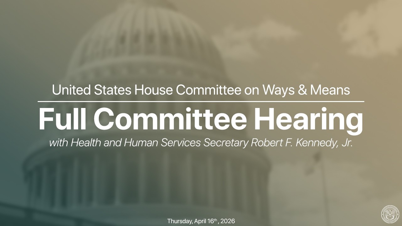 Full Committee Hearing with Health and Human Services Secretary Robert F. Kennedy, Jr.