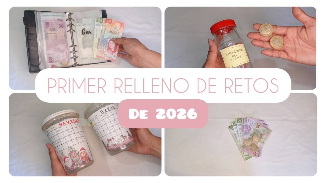 Con poco presupuesto/ Primer relleno de sobre de 2026/ Empieza conmigo