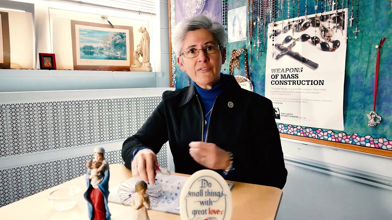 Making a Rosary with Sr. Nicolette Etienne, OSB