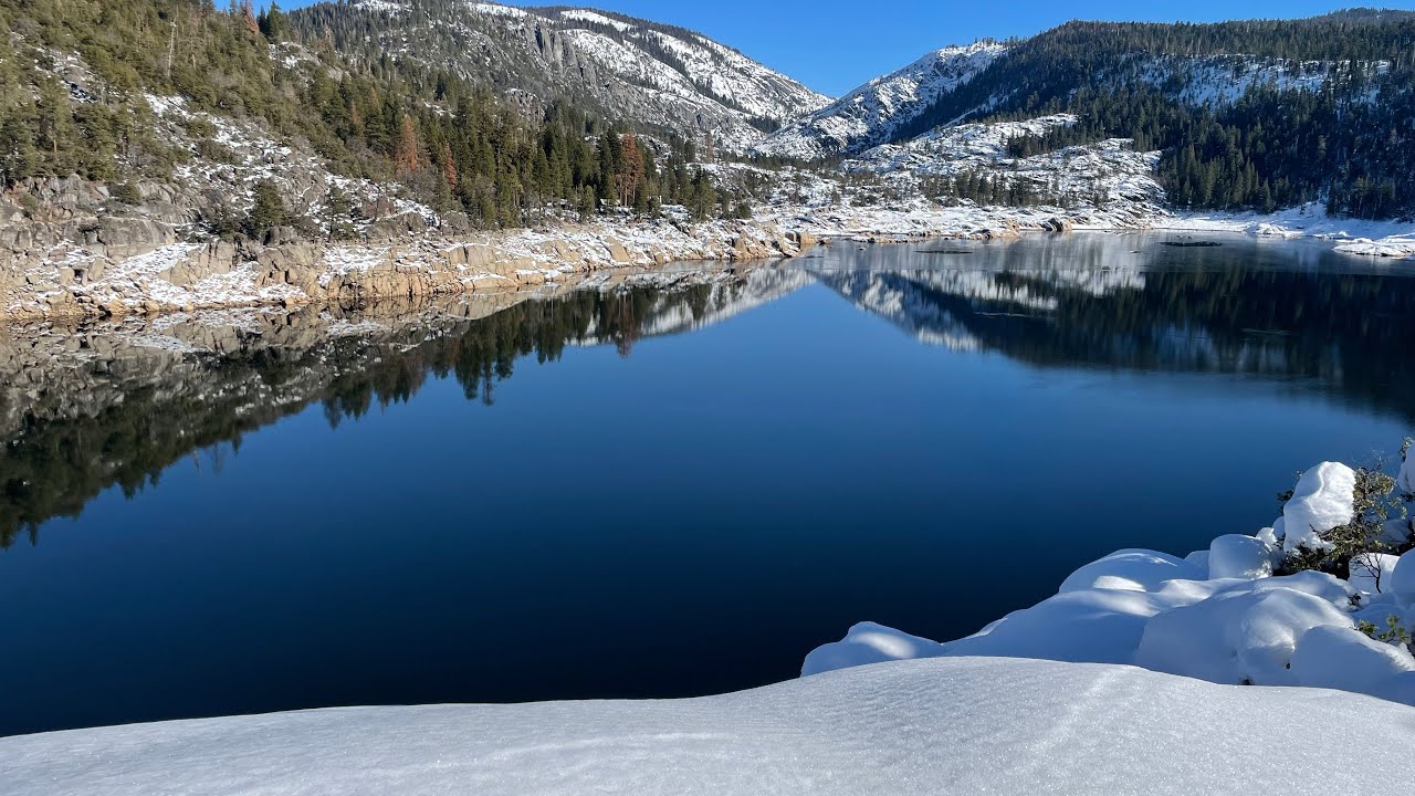 Snowshoeing & Hiking at Pinecrest Lake