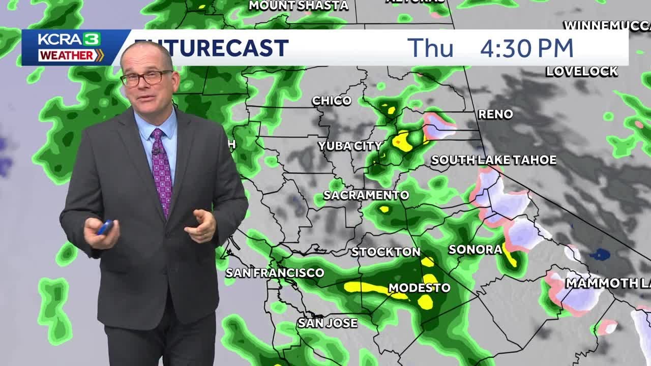 Tracking the wet weather for the New Year in Northern California