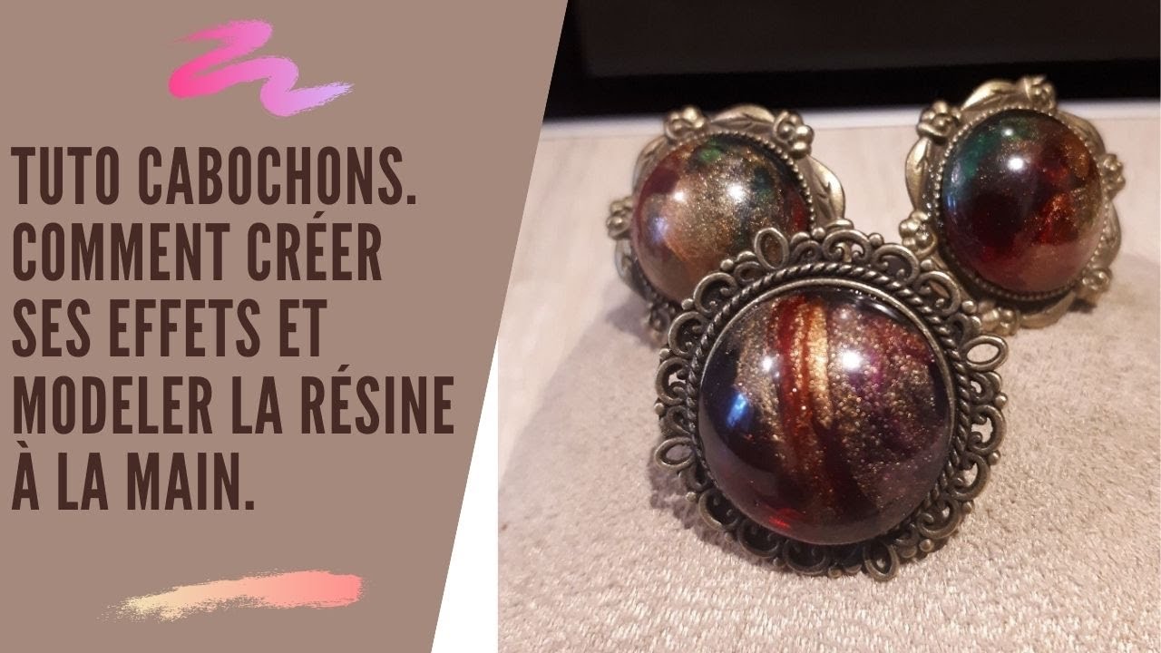 #63 epoxy  | Bagues modelées à la main.