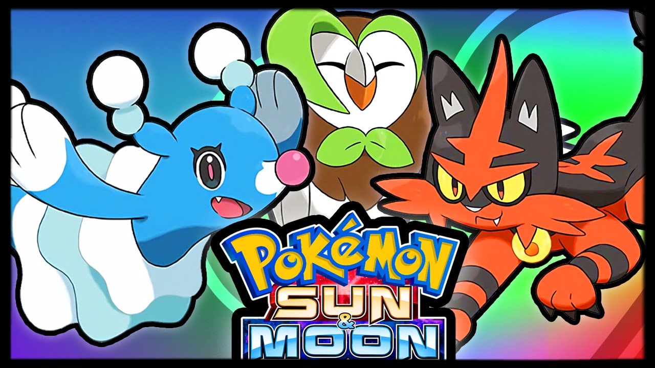STARTER EVOLUTIONS + NEW POKEMON GAMEPLAY [Pok&eacute;mon Sun and Moon]