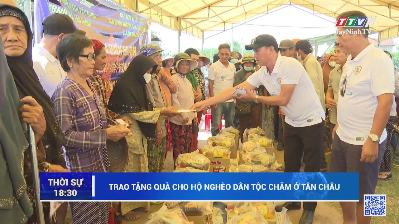 Trao tặng qu&agrave; cho hộ ngh&egrave;o d&acirc;n tộc Chăm ở T&acirc;n Ch&acirc;u | TayNinhTV