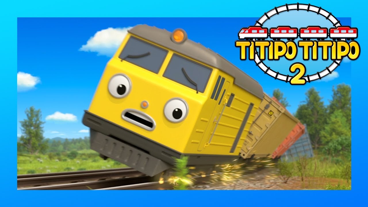 TITIPO S2 Compilation EP1-5 l Train Cartoons For Kids | Titipo the Little Train l TITIPO TITIPO 2