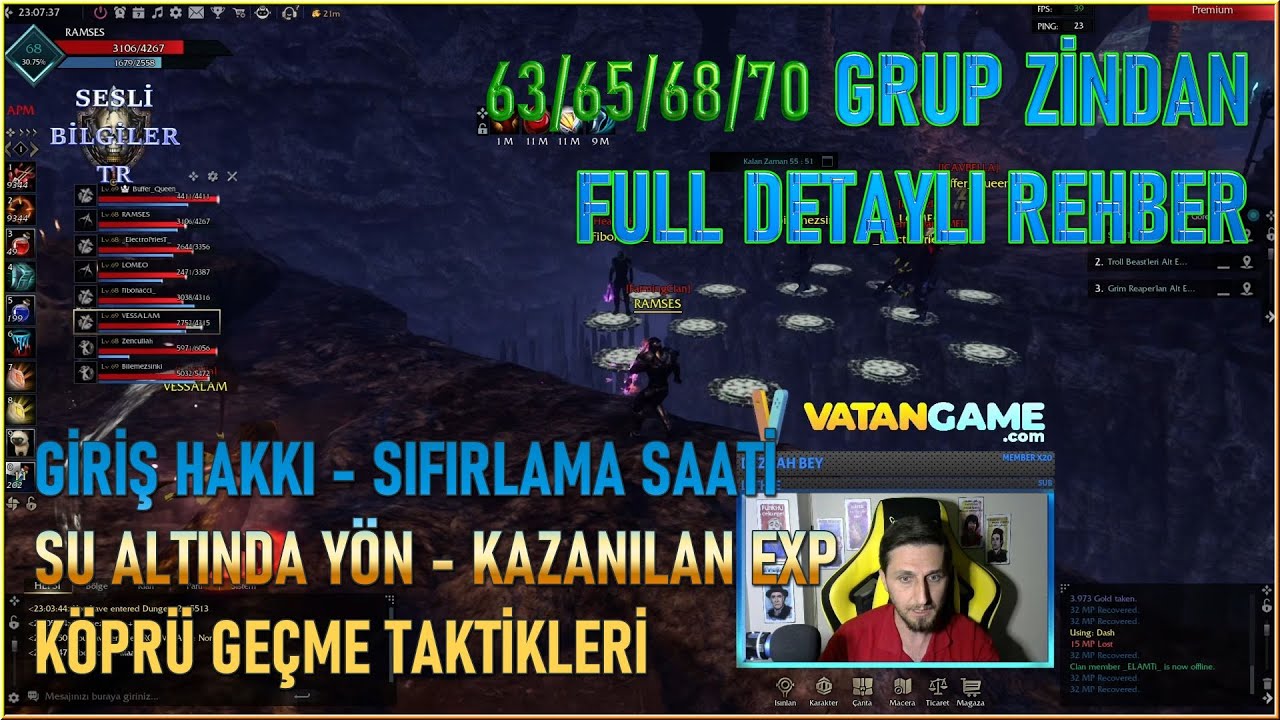 RİSE ONLİNE GRUP ZİNDAN TÜM DETAYLAR FULL REHBER - ZIPLAMA - KÖPRÜ - SU ALTI- Sesli Bilgiler TR