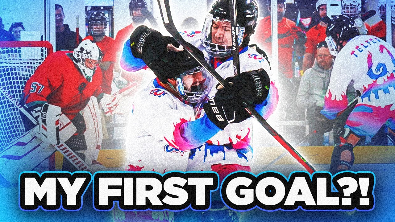 I SCORED A GOAL IN PRO BALL HOCKEY?! *3V3 OVERTIME*