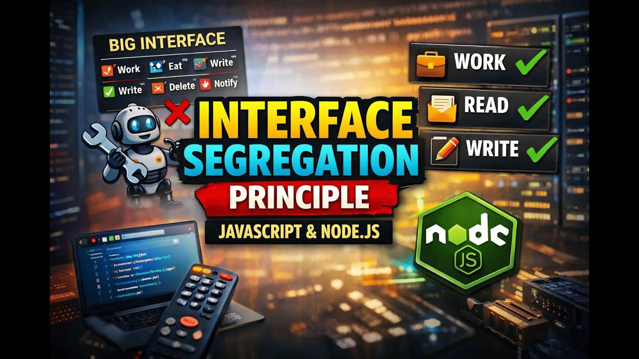 5. Принцип разделения интерфейсов: объяснение | Принципы SOLID в JavaScript и Node.js