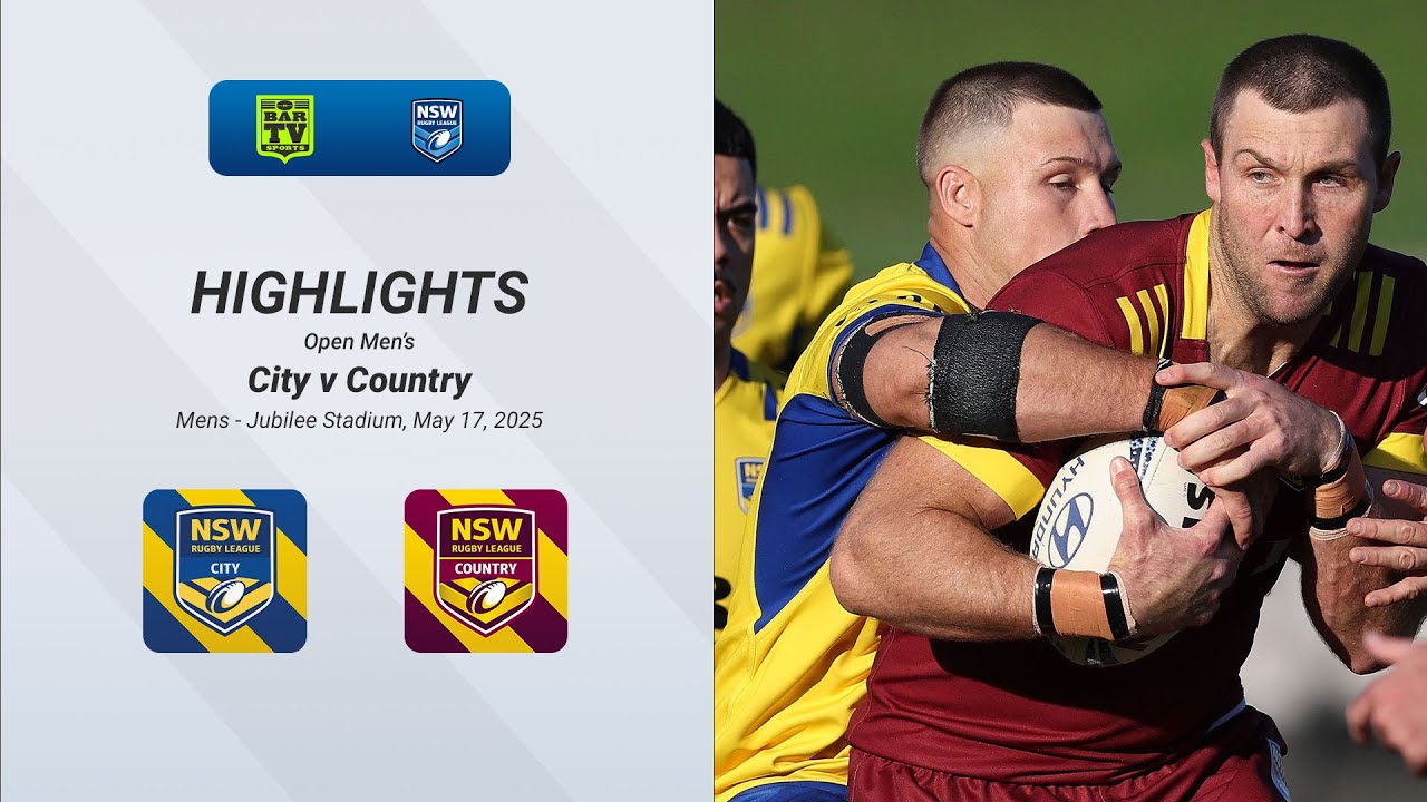 2025 NSWRL Highlights - City v Country