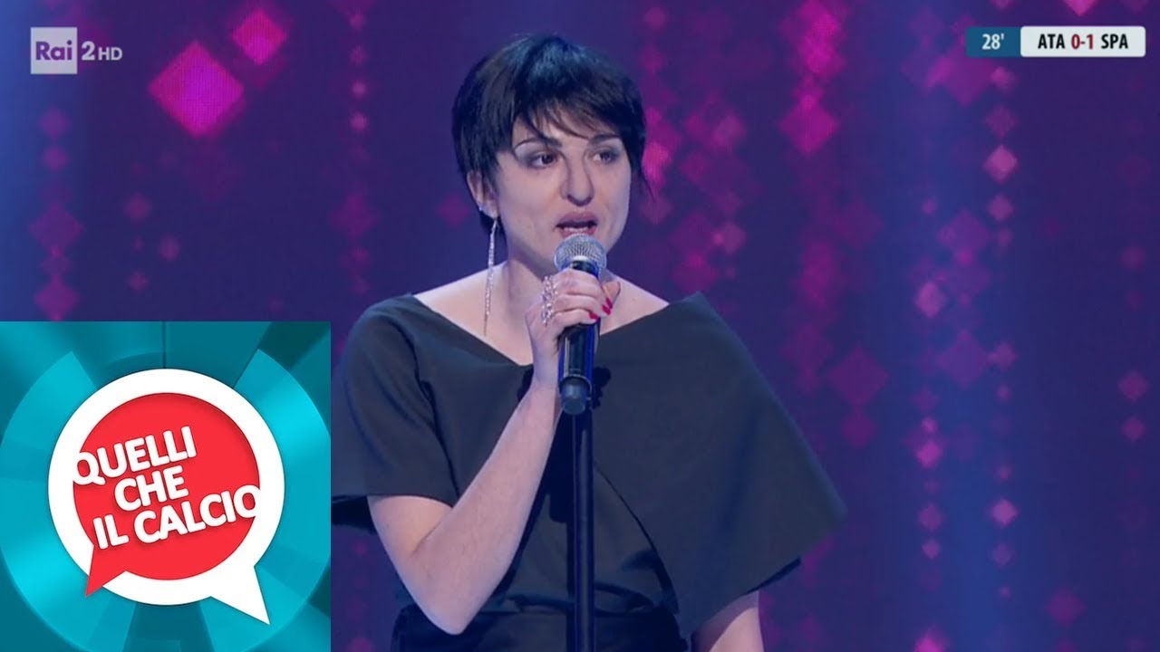 Arisa (Brenda Lodigiani) ospite in studio - Quelli che il calcio 10/02/2019