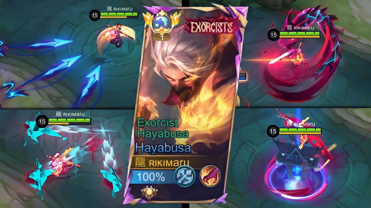 TOP GLOBAL EXORCIST HAYABUSA FREESTYLE GAMEPLAY!!💀(this is illegal)