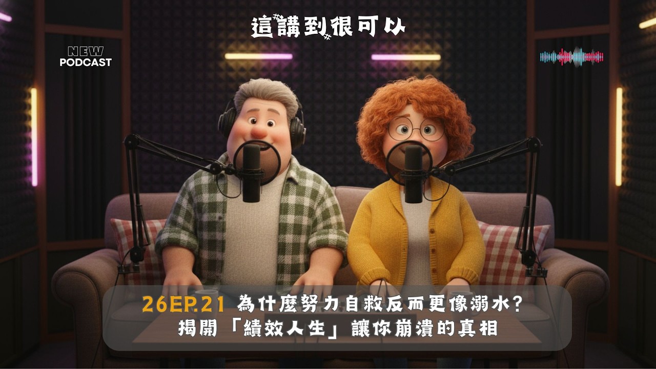 🎙️ 26EP.21 為什麼努力自救反而更像溺水？揭開「績效人生」讓你崩潰的真相