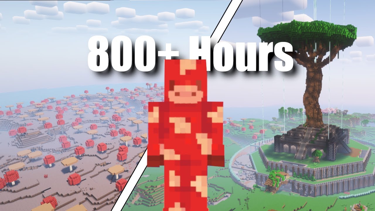 Tour of my Forever Minecraft World! (4 Years)