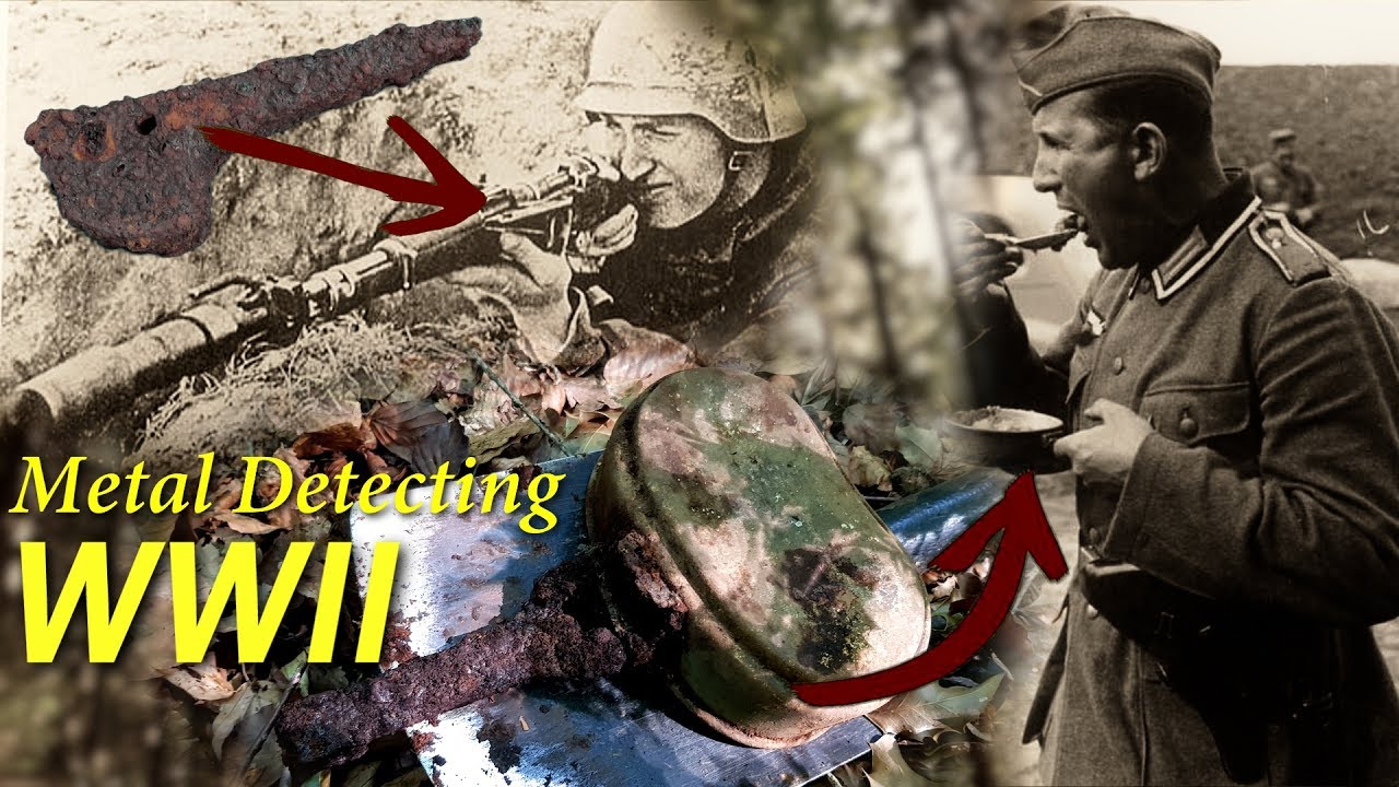 Metal Detecting WW2 - German Mauser K98k Rifle Grenade Sight - U.S. Field Radio Parts - Kochgeschirr
