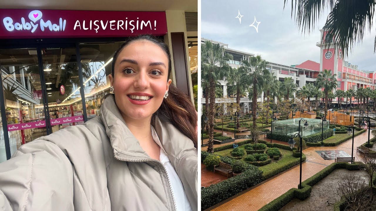 GÜNLÜK VLOG! BabyMall Yenidoğan alışverişi, Hamilelikte 34. haftam ve anne kız günü.