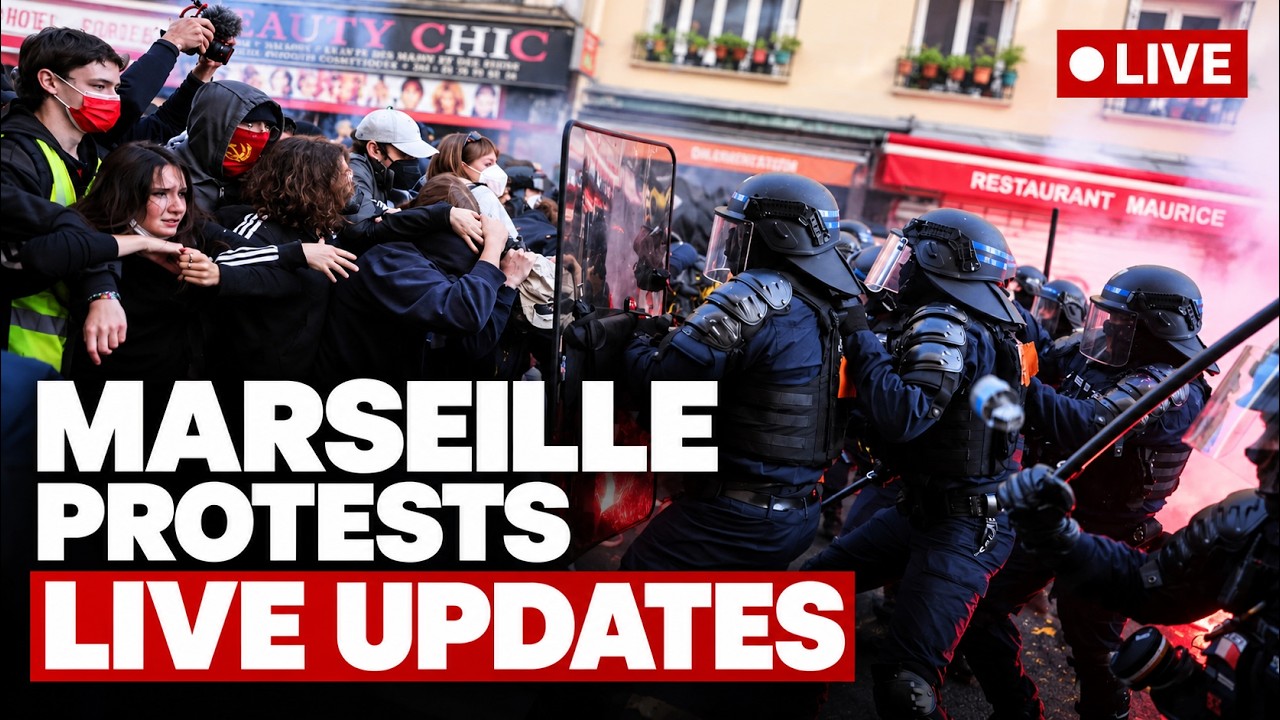MARSEILLE PROTESTS LIVE UPDATES | Live From France | France Protests Real-Time Updates LIVE