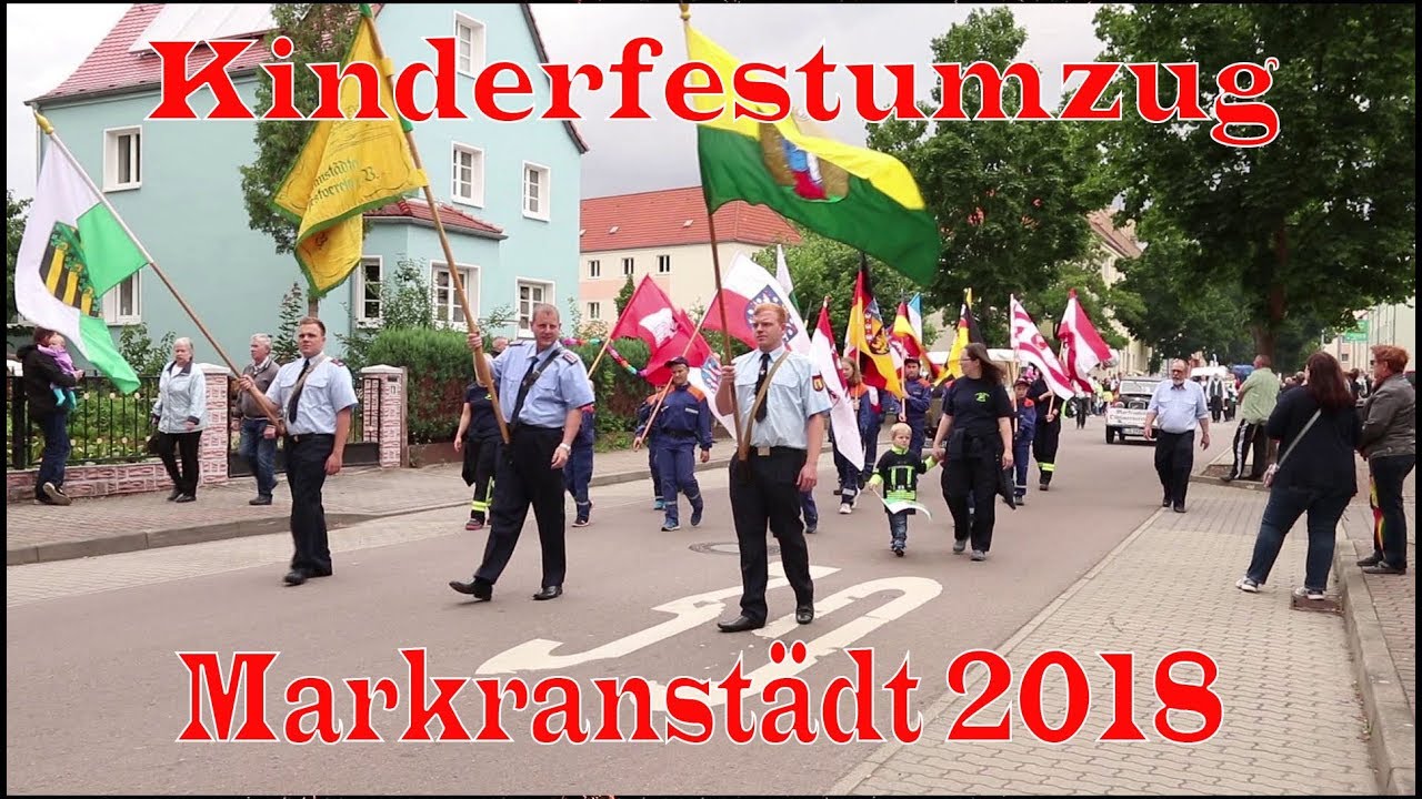 🎵Kinderfestumzug Markranstädt zum Kinderfest 2018 🎷