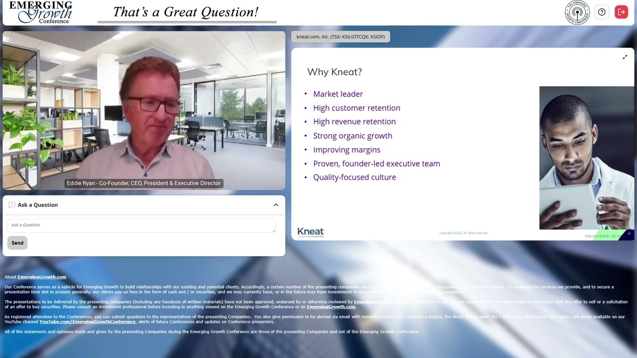 Kneat.com, Inc., (OTCQX: KSIOF) (TSX: KSI)