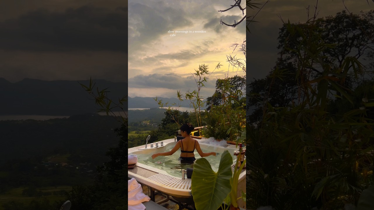 Slow luxury travel near Pune & Mumbai, outdoor jacuzzi with hill & lake views 