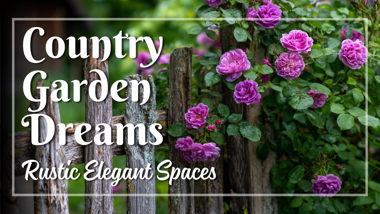 Vintage Country Garden Landscaping for Cozy Backyards 🍃 Old-World Beauty with Elegant Touches
