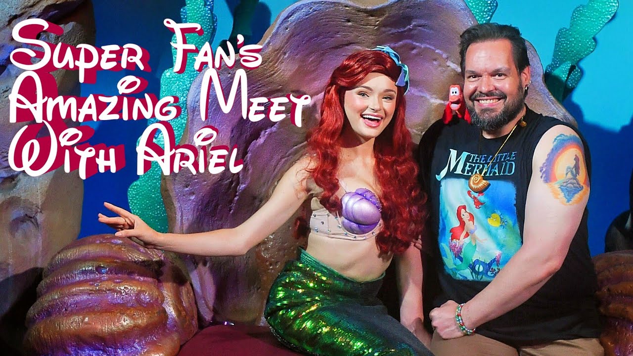 Meeting Ariel | Ariel's Grotto | The Little Mermaid | Magic Kingdom 21st Aug '25 | Walt Disney World