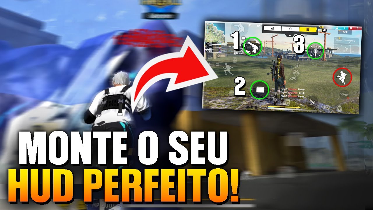 TUTORIAL PASSO A PASSO DE COMO MONTAR SEU PRÓPRIO HUD DO ZERO! Free Fire Mobile