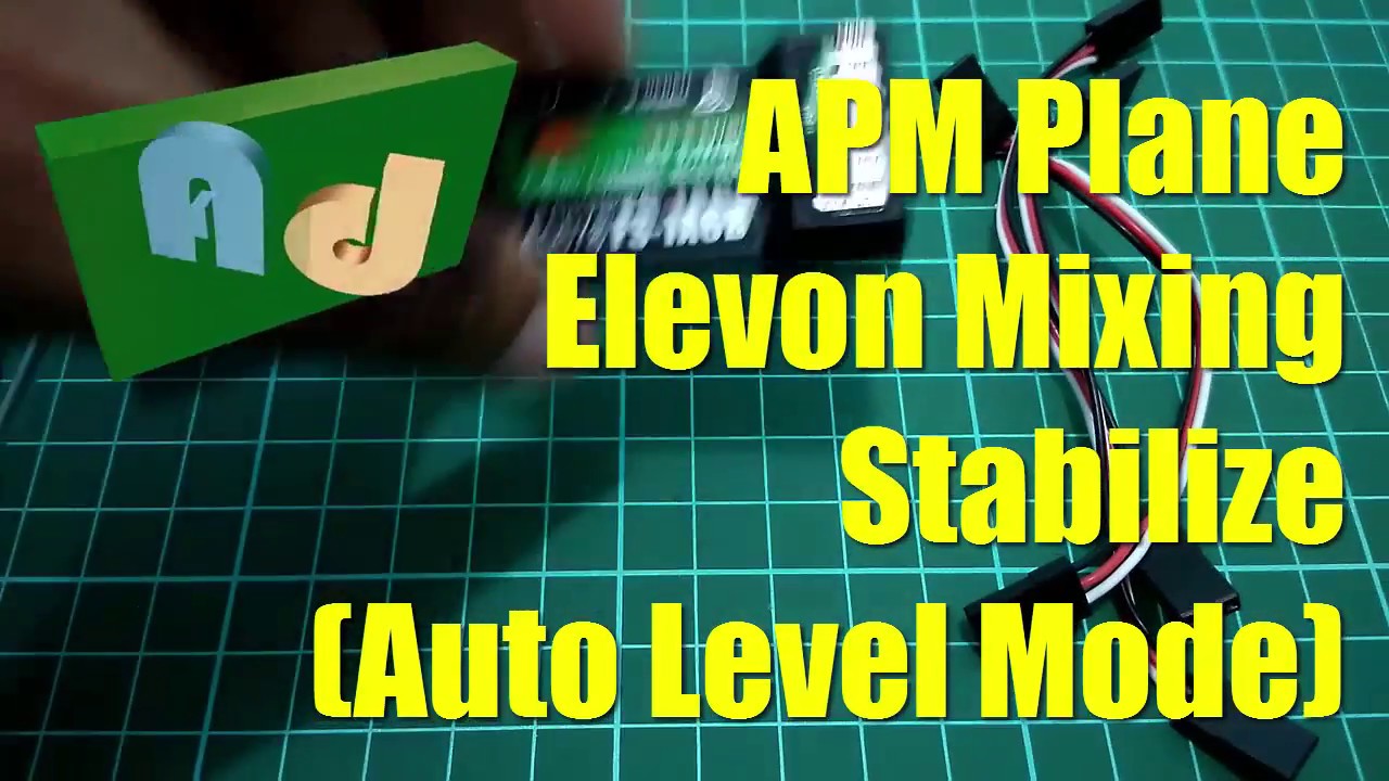 APM (FC) - Elevon Setup (Fly Wing) & Stabilize Calibration