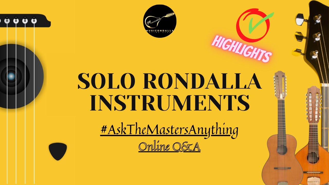Solo Rondalla Instruments with Prof. Elaine Juliet Espejo