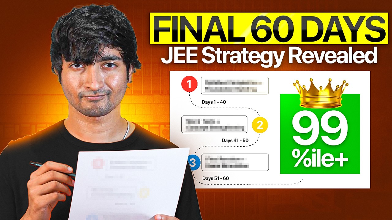Is NIT Still Possible? - Final Days Roadmap to Score 99%ile | JEE 2026