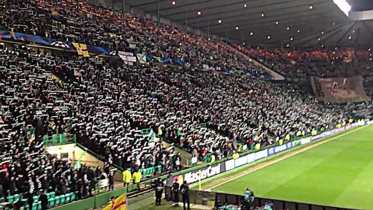 Celtic vs Juventus Pre Match Fan Footage HD