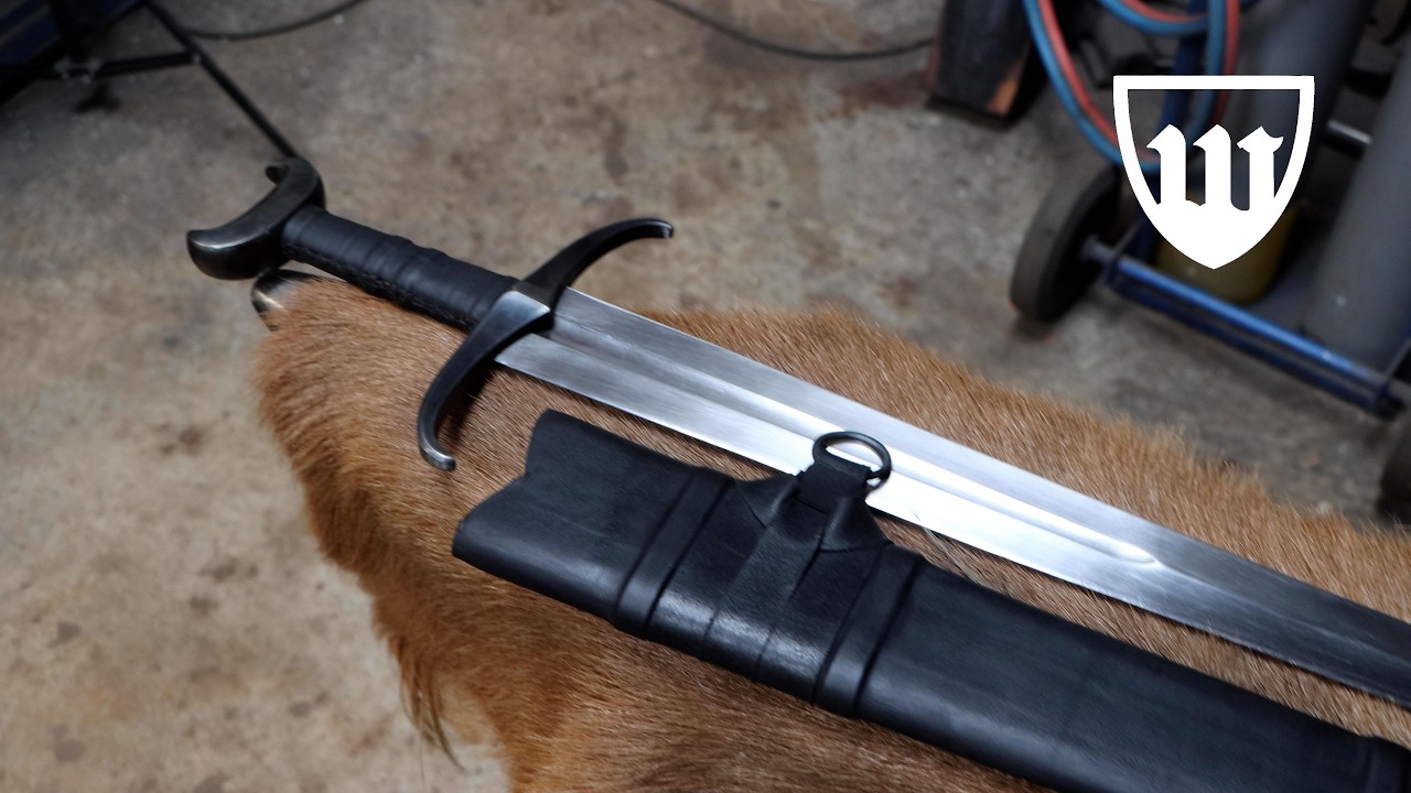 Forging an arming sword, part 5, making the scabbard.