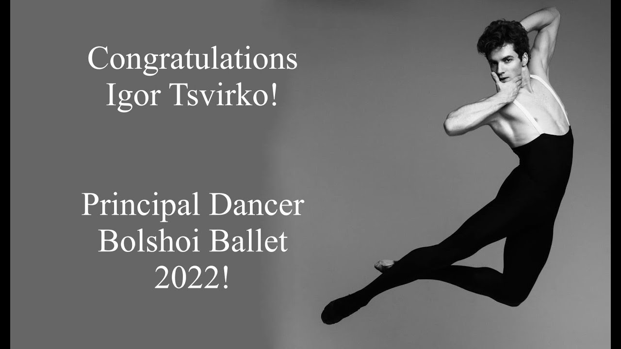 Igor Tsvirko Promoted to Principal Dancer 2022!