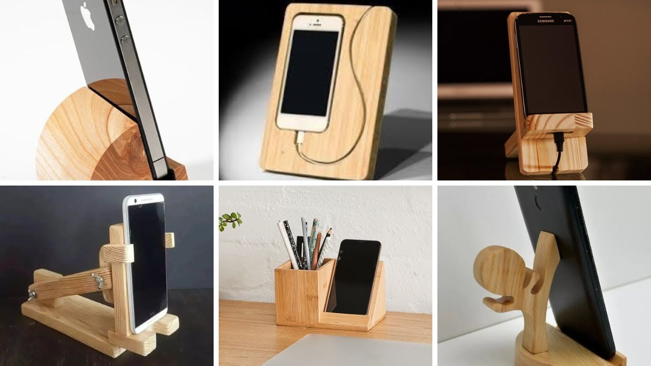 ESTE SOPORTE DE MADERA PARA TU CELULAR TE VA A SORPRENDER  &iexcl;ECO FRIENDLY Y MUY PR&Aacute;CTICO!